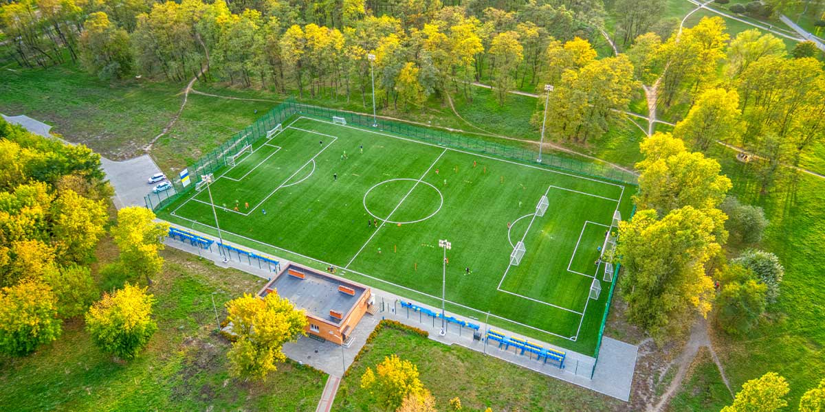 nizami futbol sahası yapımı